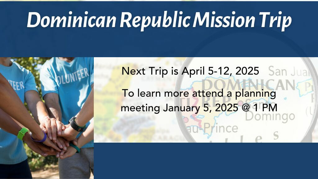 D.R. Mission Trip Meeting