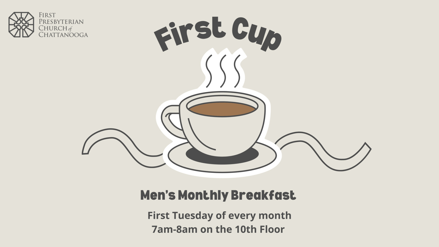 First Cup Men's Breakfast
