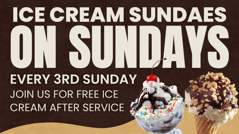 Ice Cream Sundaes on Sundays