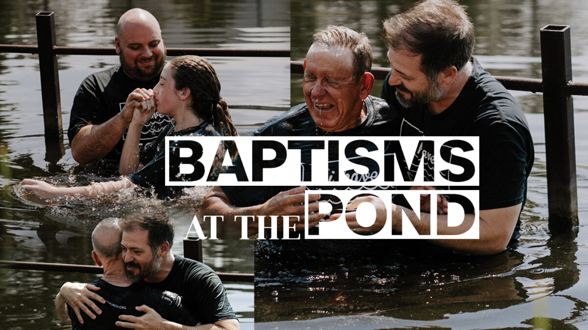 Baptisms at the Pond