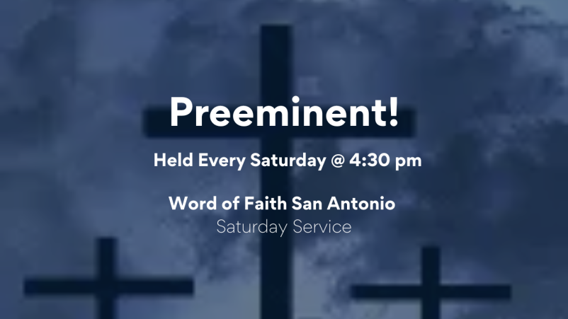Preeminent!
