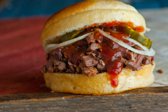 Chopped BBQ Sandwich