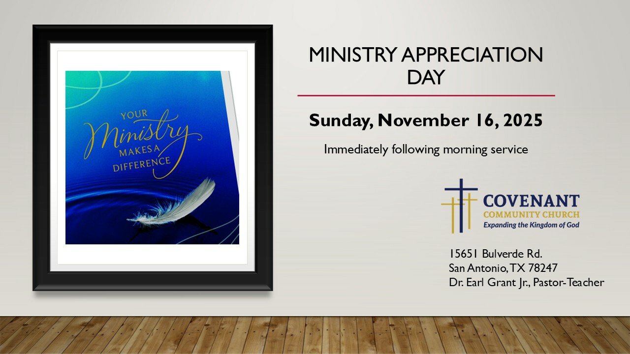 Ministry Appreciation Day