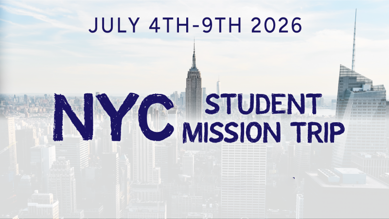 High School NYC Summer Mission Trip