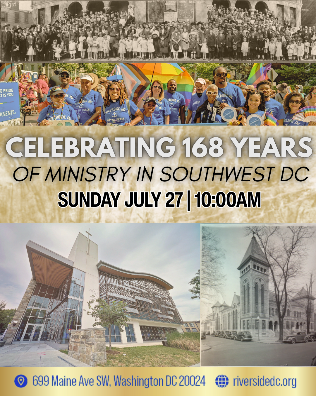 Riverside 168th Anniversary Service