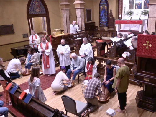 Maundy Thursday Footwashing
