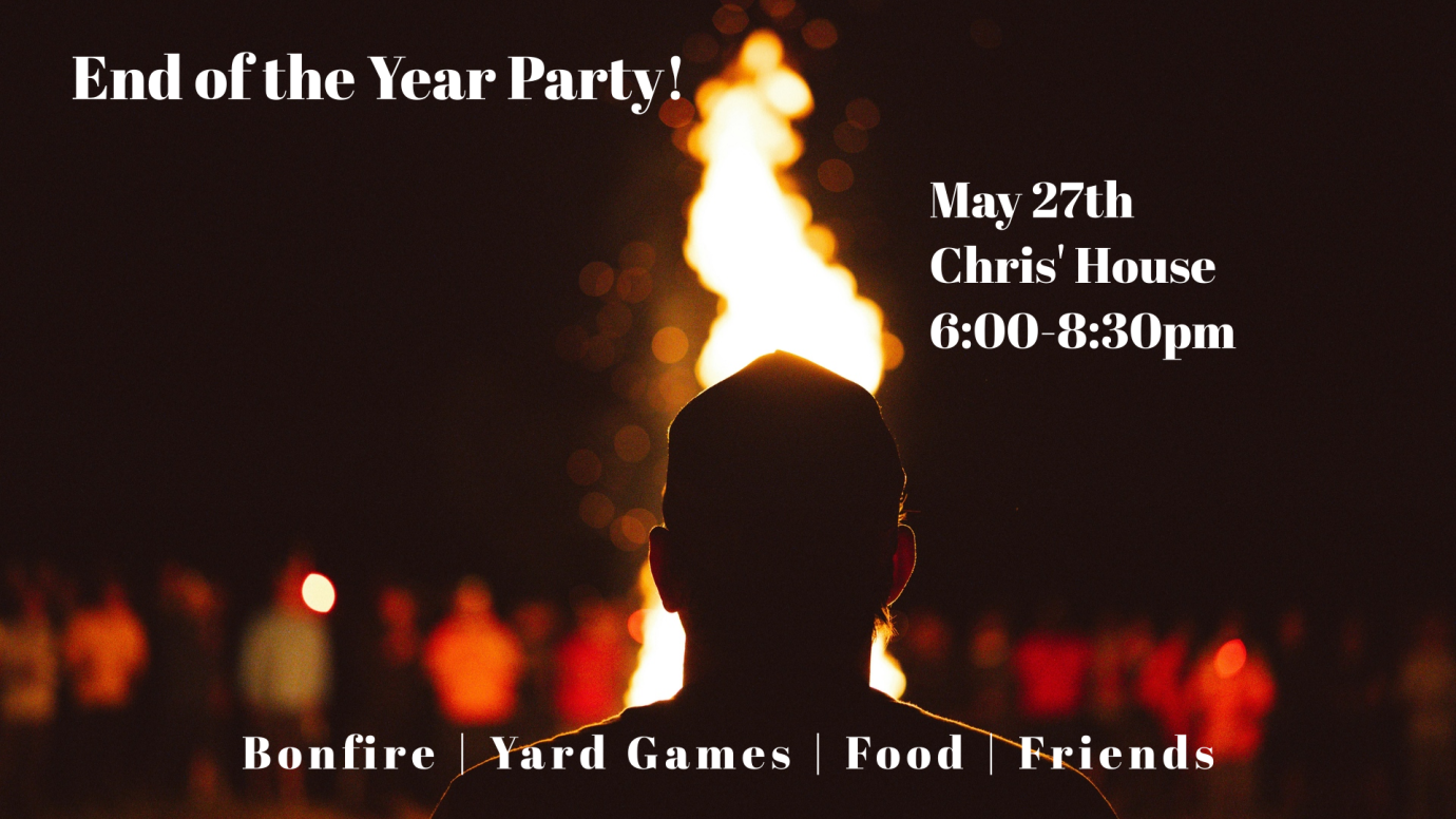 Youth Group End of the Year Party!