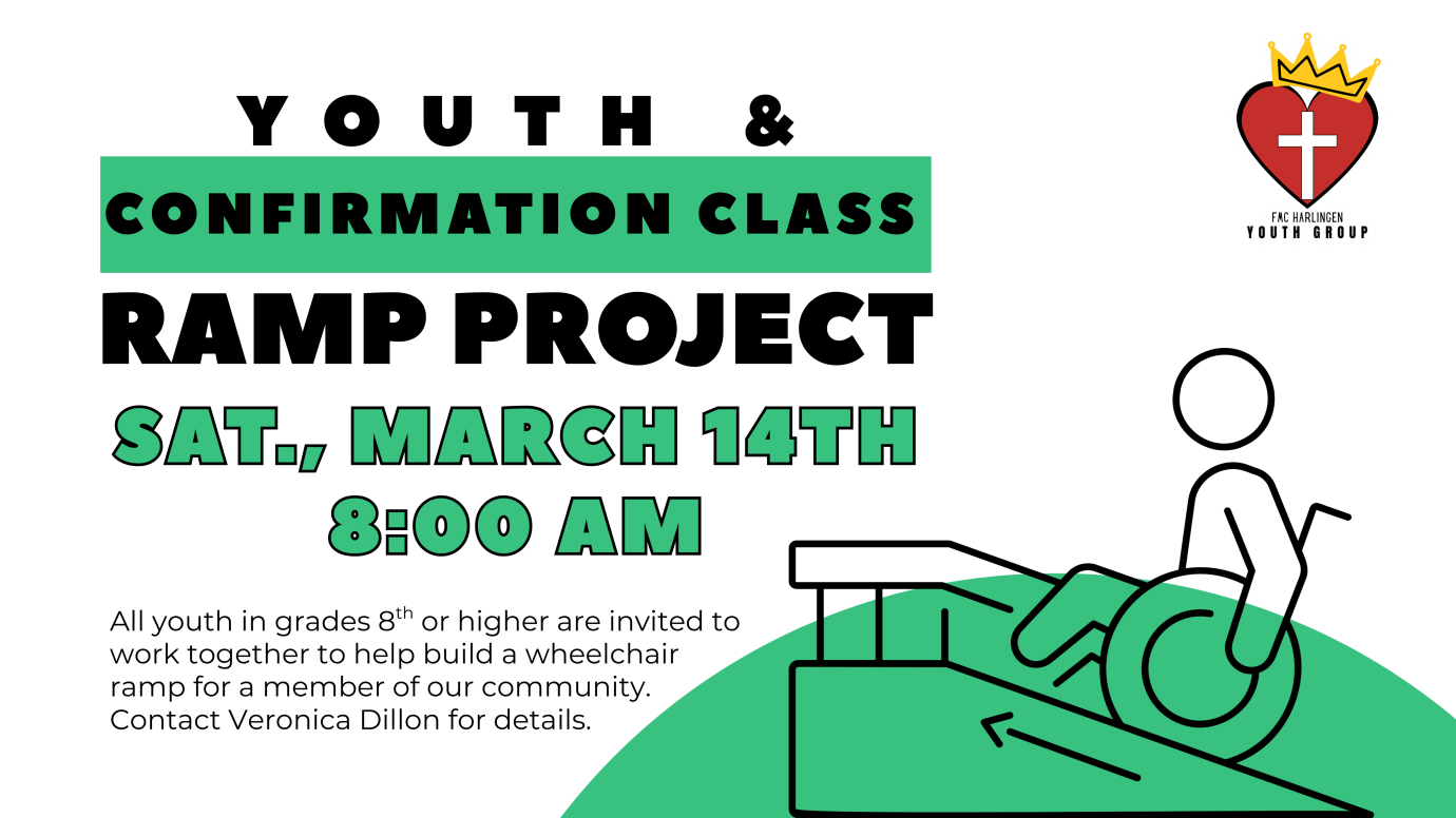 Youth & Confirmation Class Ramp Project