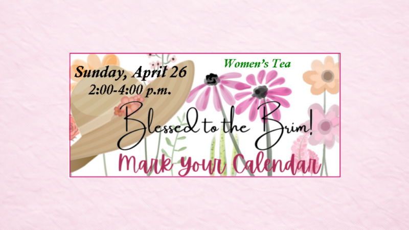 Blessed to the Brim Ladies Tea