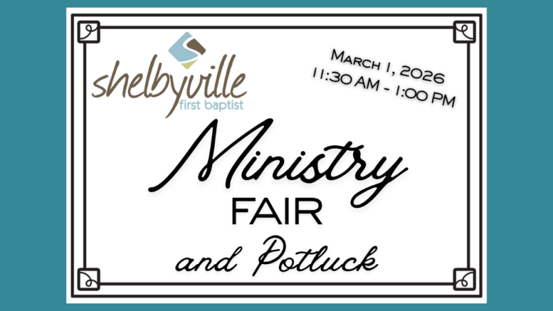 Ministry Fair and Potluck