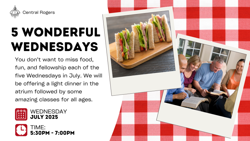 Five Wonderful Wednesdays!