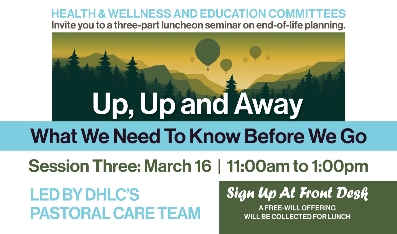 11 AM Health and Wellness Seminar and Luncheon