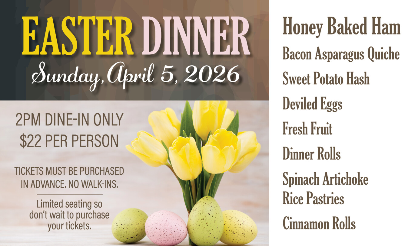 2 PM Easter Dinner