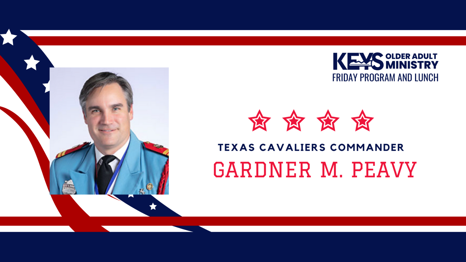 KEYS - Gardner M. Peavy, Commander, Texas Cavaliers