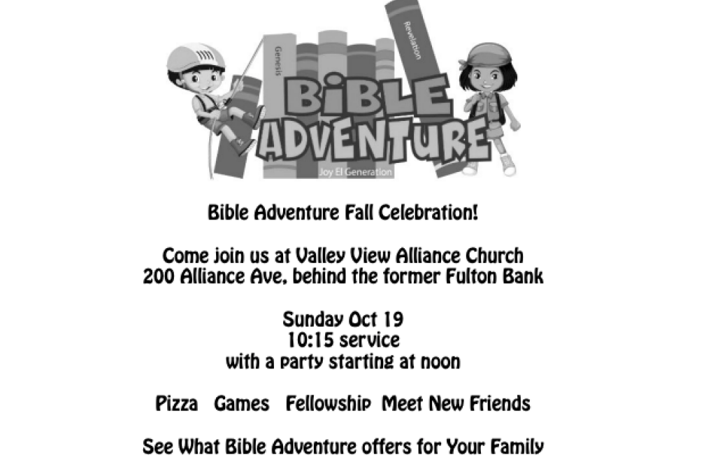Bible Adventure Sunday!