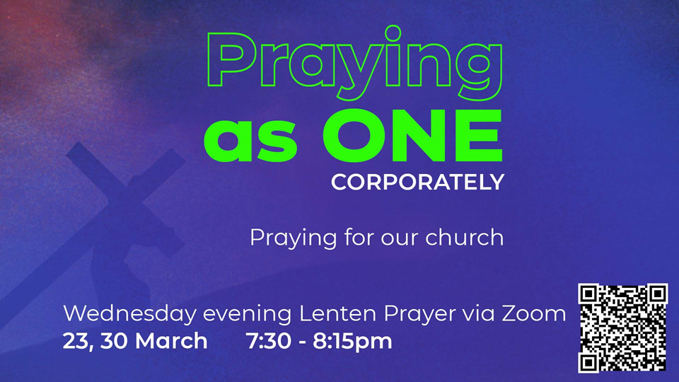 Praying as ONE for our church