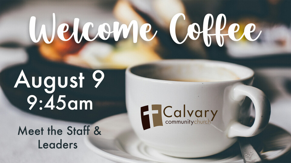 Welcome Coffee