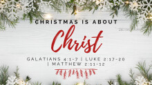 Christmas is about Christ