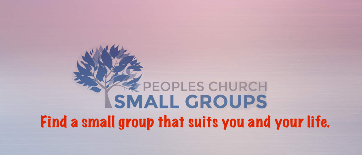 Find a small group that suits you