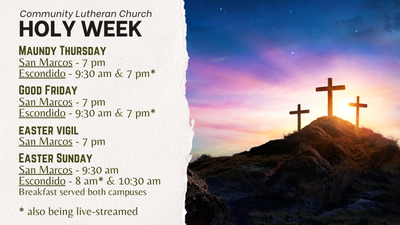 Holy Week