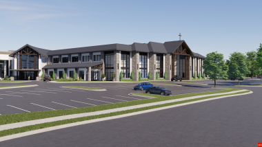 Exterior view of Kids side entrance