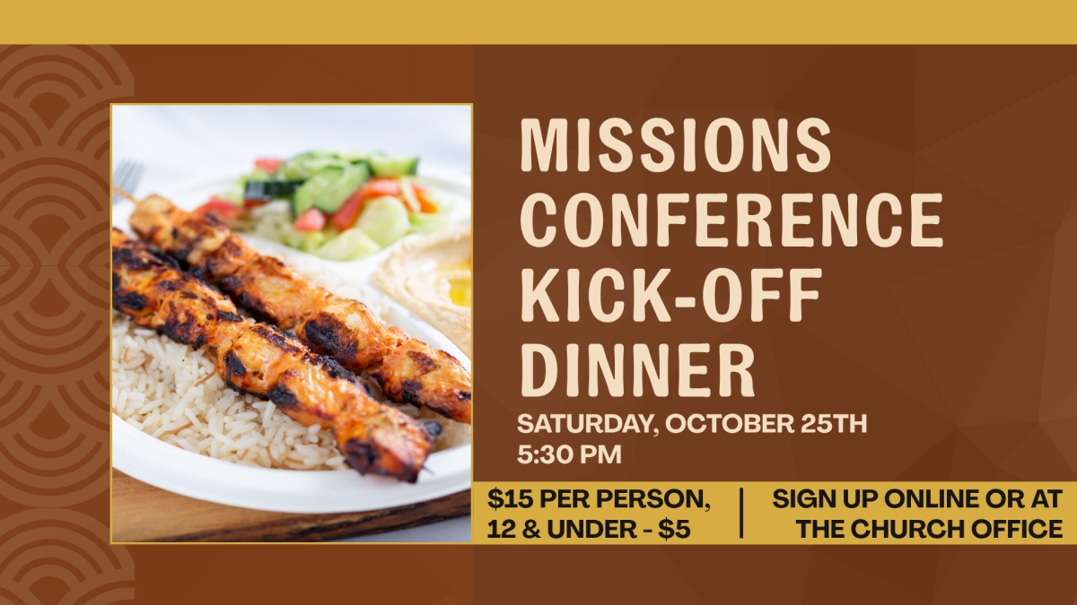 Missions Conference Kick-Off Dinner
