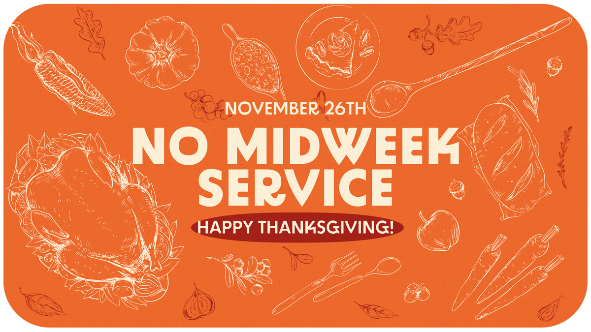 No Mid-Week Services