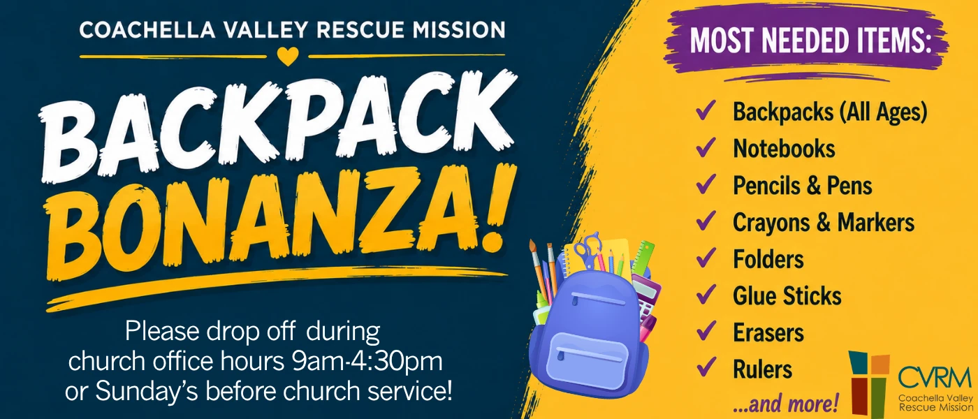 CVRM Backpack Bonanza