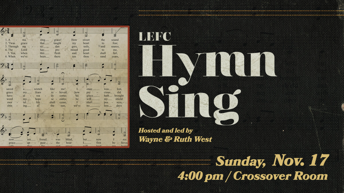 Hymn Sing Nov. 2024