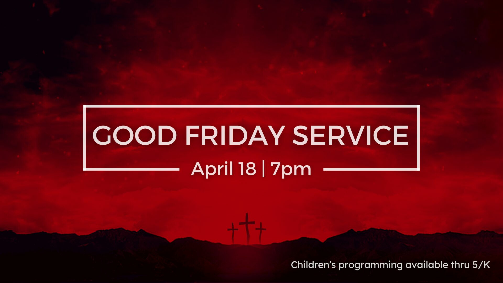 Good Friday Service