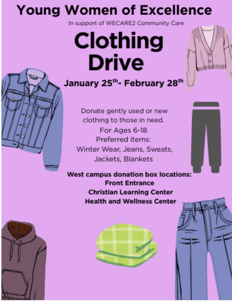 YWE Clothing Drive 2026