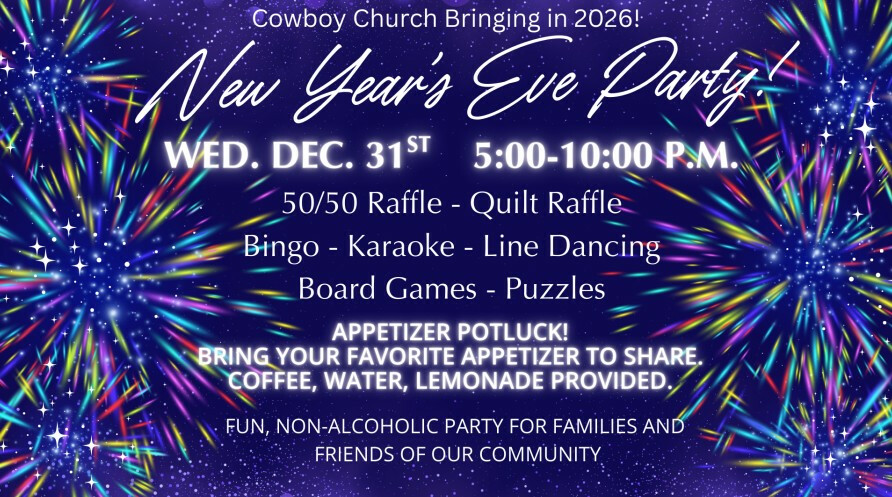 New Year's Eve Party 5:00 to 10:00 pm