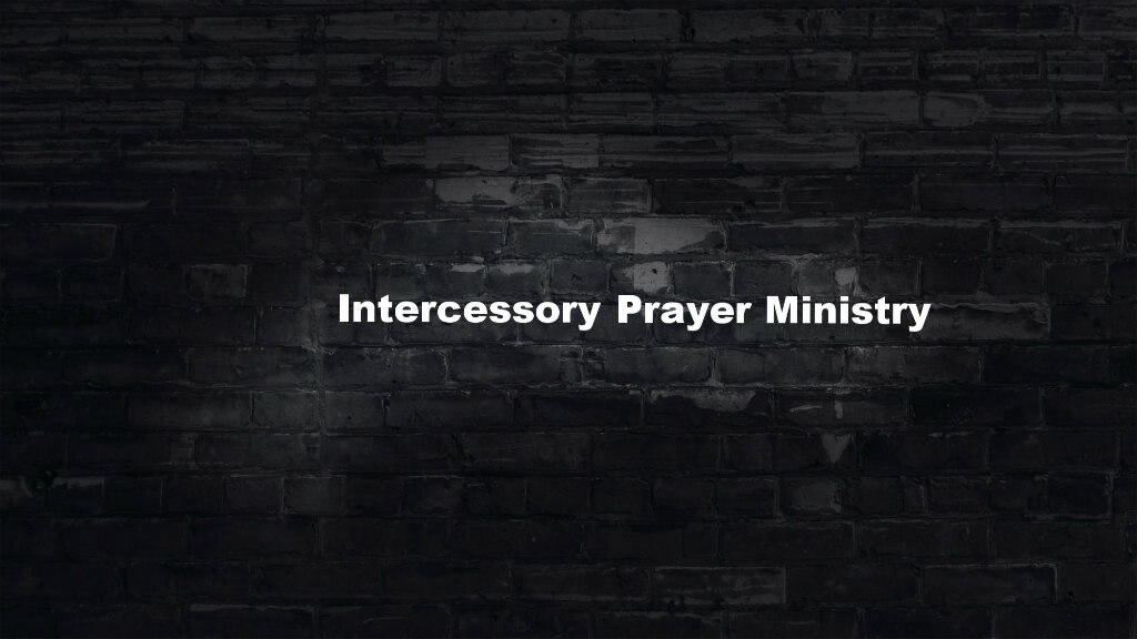 Pre-Service Prayer