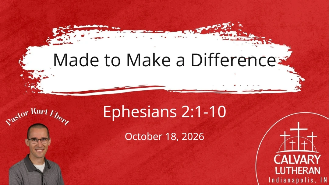 Made to Make a Difference