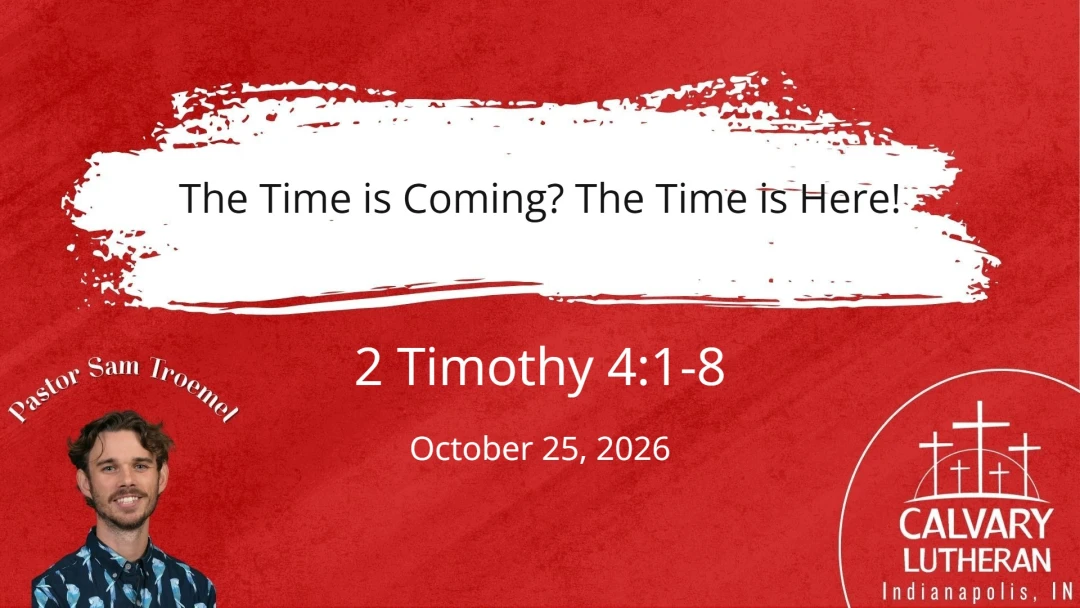 The Time is Coming?  The Time is Here!