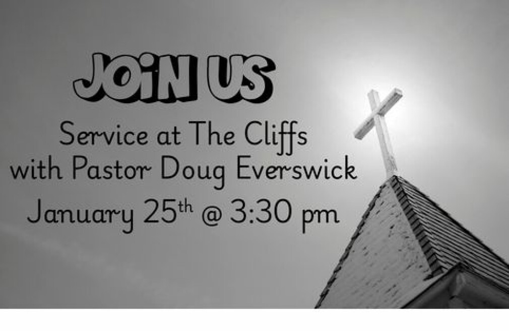 Service at the Cliffs