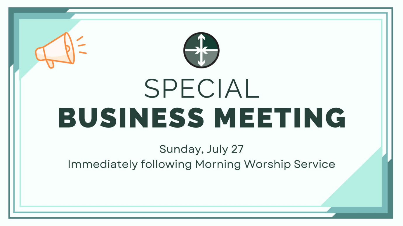 Special Business Meeting