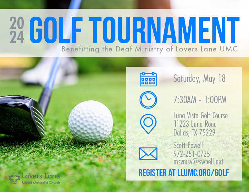 Golf Tournament benefiting the Deaf Ministry of Lovers Lane UMC