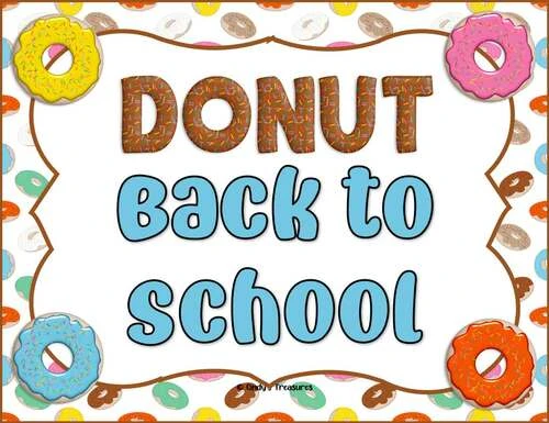 Back to School Donut Day!