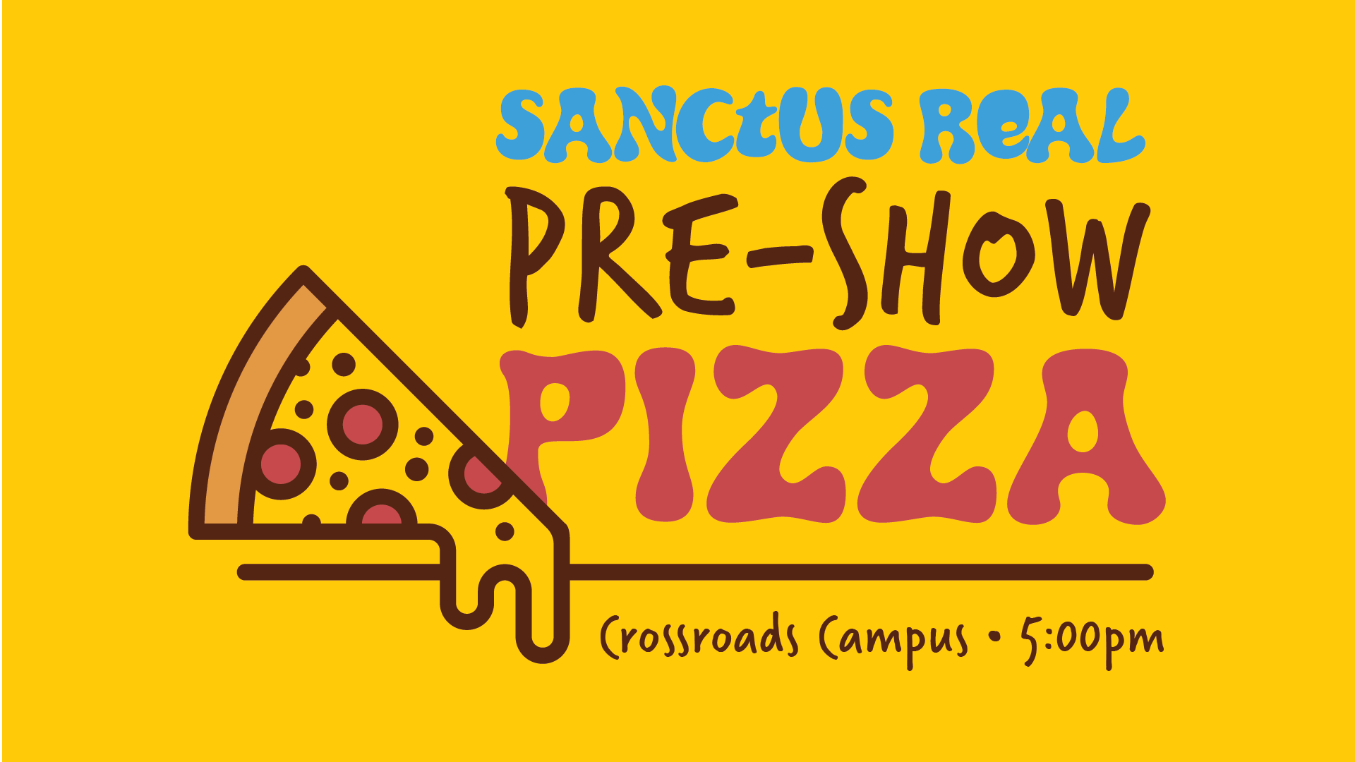 Sanctus Real Pre-Show Pizza 