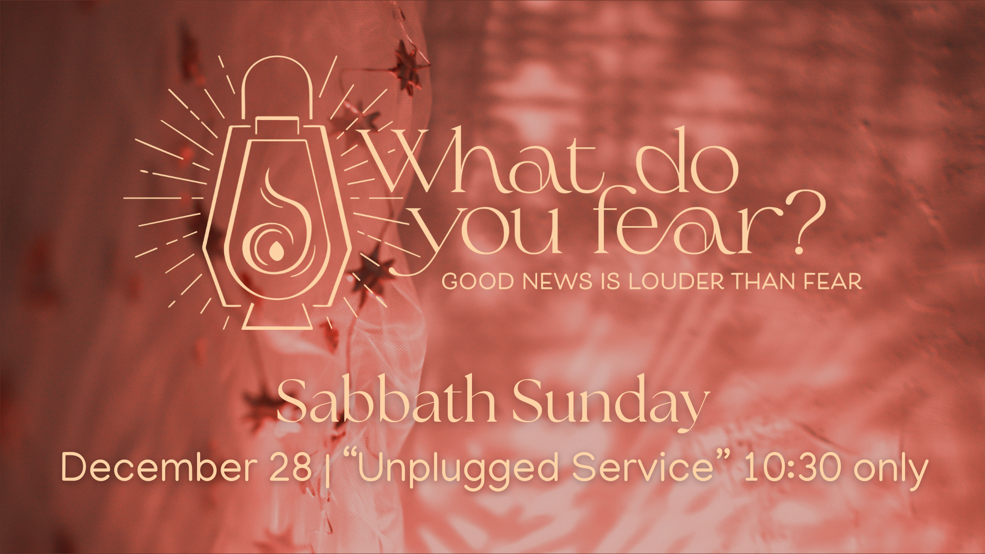 Image for Sabbath Sunday - 10:30 "unplugged" Worship Only