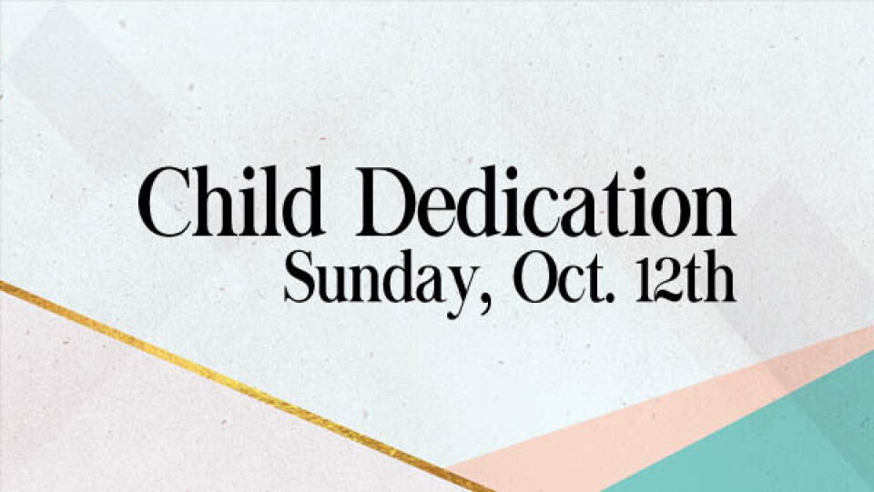Child Dedication