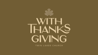 With Thanks Giving