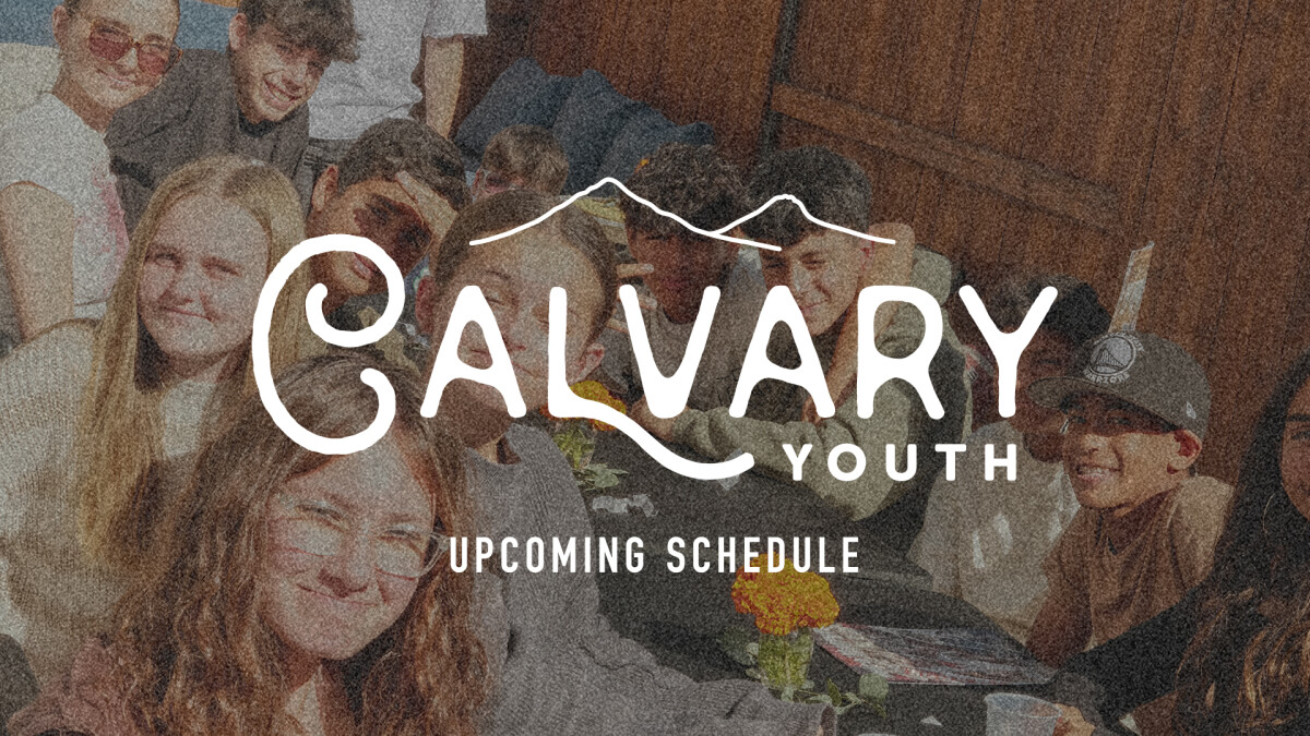 Youth Upcoming Schedule