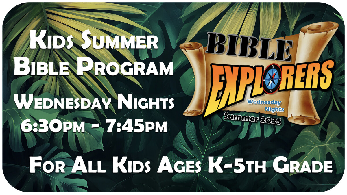 Bible Explorers - Children's Program