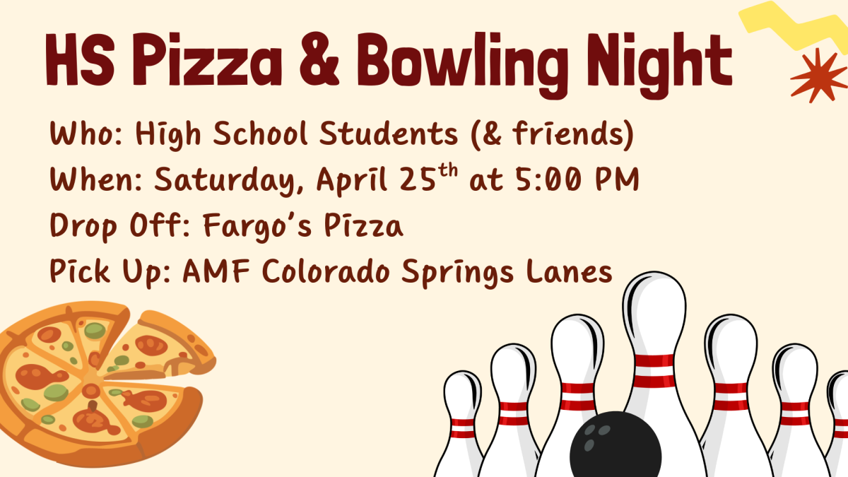 High School Pizza & Bowling Night