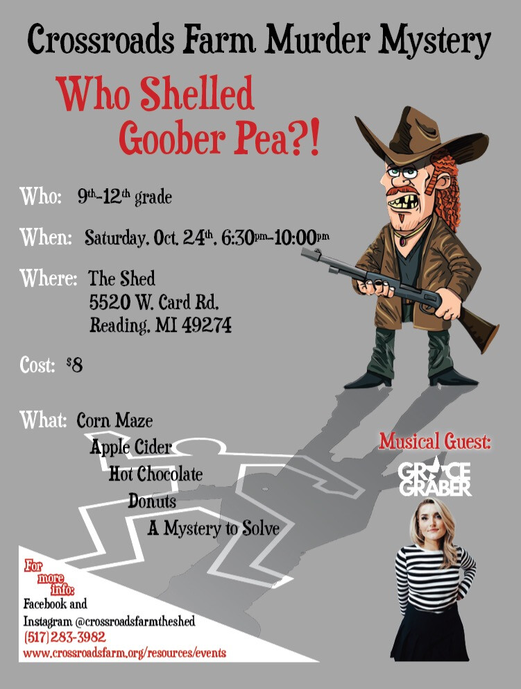 9th-12th grade @ The Shed: Murder Mystery