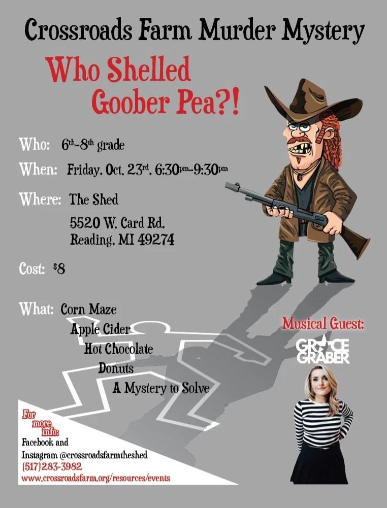 6th-8th grade @ The Shed: Murder Mystery