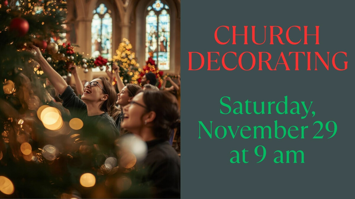 Church Christmas Decorating