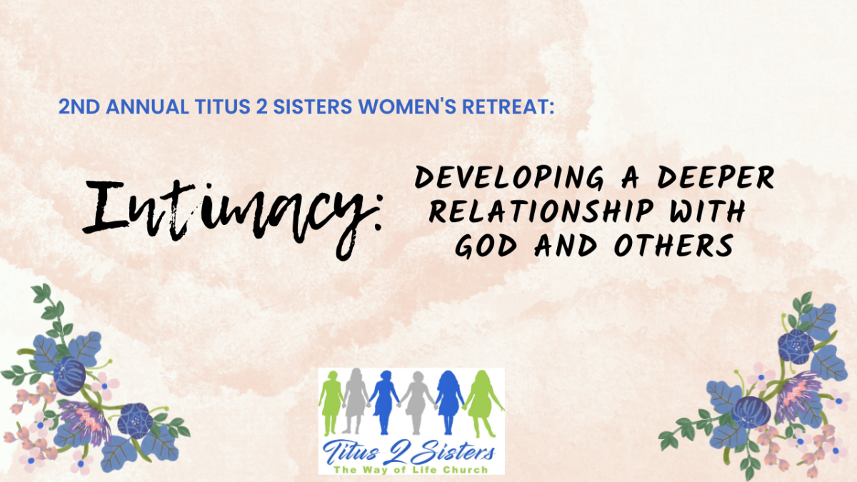 Registration for Titus 2 Sisters Women's Retreat 